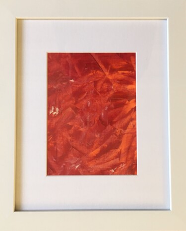 Картина под названием "Fuego" - Claire Clèrème Masson, Подлинное произведение искусства, Масло