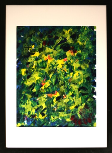 Painting titled "Scintillance" by Claire Clèrème Masson, Original Artwork, Oil