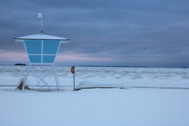 "Winter beach" başlıklı Fotoğraf Angie Black tarafından, Orijinal sanat, Dijital Fotoğrafçılık