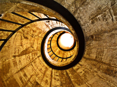 Photographie intitulée "Staircase" par Angie Black, Œuvre d'art originale, Photographie numérique
