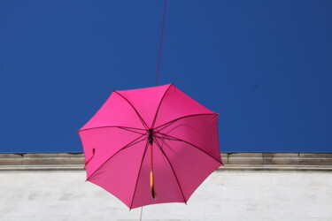 Photography titled "Pink Umbrella" by Angie Black, Original Artwork, Digital Photography