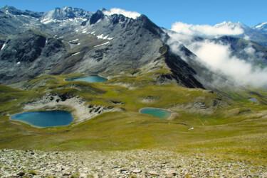 Фотография под названием "Lac de montagne" - Angie Black, Подлинное произведение искусства, Цифровая фотография