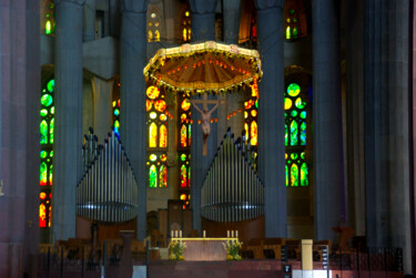 Fotografía titulada "Sagrada Familia" por Angie Black, Obra de arte original, Fotografía digital