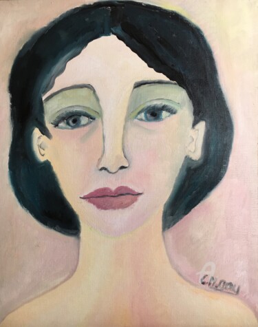 Pintura intitulada ""Confinement"" por Claire Marie Gay, Obras de arte originais, Óleo