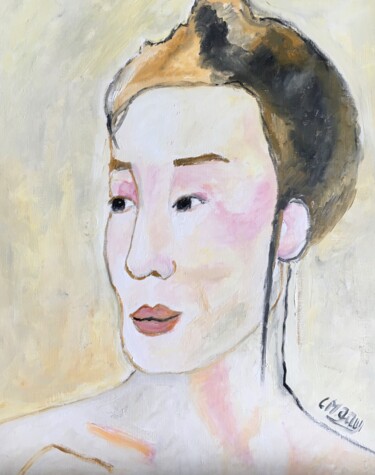 Ζωγραφική με τίτλο ""Sous le soleil du…" από Claire Marie Gay, Αυθεντικά έργα τέχνης, Λάδι Τοποθετήθηκε στο Ξύλινο πάνελ