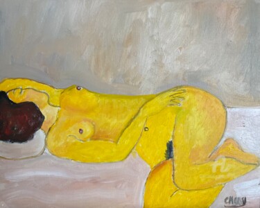 Pintura titulada ""Abandon ..."" por Claire Marie Gay, Obra de arte original, Oleo Montado en Panel de madera
