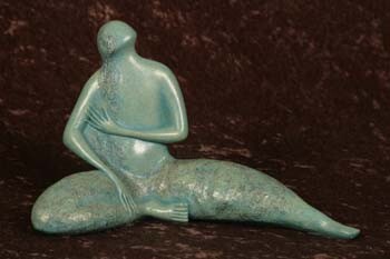 Escultura intitulada "Magie de la Sirène" por Claire Laert, Obras de arte originais