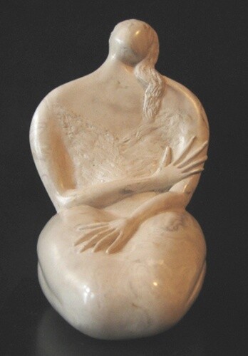 Sculpture titled "A l'écoute du Silen…" by Claire Laert, Original Artwork