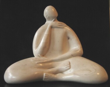 Skulptur mit dem Titel "Fée de l'espérance" von Claire Laert, Original-Kunstwerk
