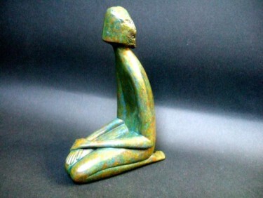 Sculpture intitulée "L'élève" par Claire Laert, Œuvre d'art originale