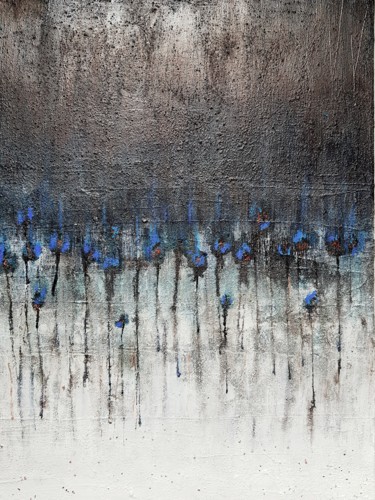 Peinture intitulée "bleuets" par Claire Mcinnerny, Œuvre d'art originale, Acrylique Monté sur Châssis en bois