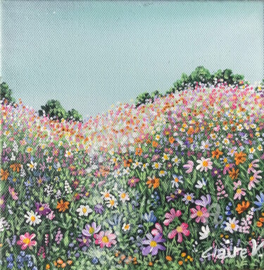 绘画 标题为“Violettes” 由Claire Morand, 原创艺术品, 丙烯