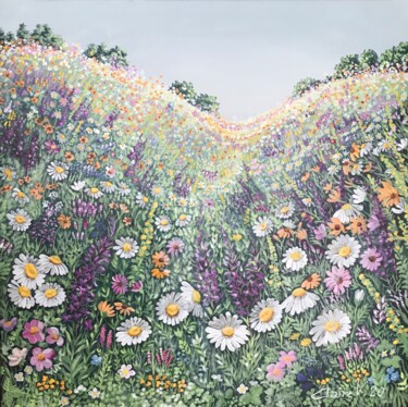 Картина под названием "Spring" - Claire Morand, Подлинное произведение искусства, Акрил