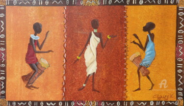 제목이 "Africa 2"인 미술작품 Claire Morand로, 원작, 아크릴