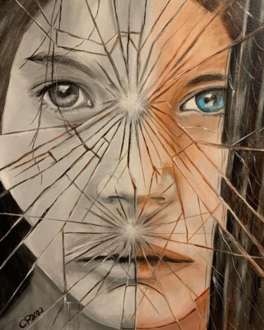 Peinture intitulée "Fragmentation" par Claire Paravisini-Ernouf, Œuvre d'art originale, Acrylique