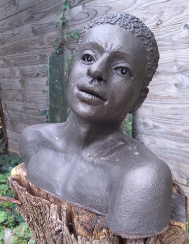 Sculpture intitulée "Il Guapo" par Claire Pellicone Fanni, Œuvre d'art originale, Céramique