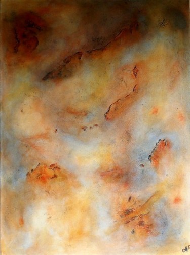 Painting titled "canicule" by Claire Soussan Alonso, Original Artwork, Acrylic