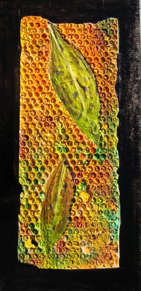 Pittura intitolato "Nid d'abeille" da Claire Soussan Alonso, Opera d'arte originale, Acrilico
