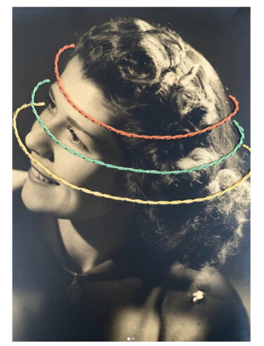 Фотография под названием "Gilda's thoughts" - Clairéjo, Подлинное произведение искусства, вышивка