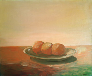 Malerei mit dem Titel "Le sud" von Claire Lewis, Original-Kunstwerk, Öl