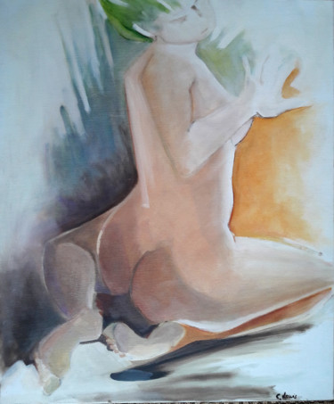 Painting titled "Eclair" by Claire Lewis, Original Artwork, Oil