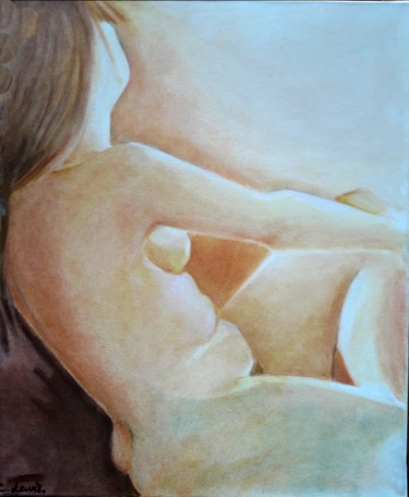 Painting titled "Matin" by Claire Lewis, Original Artwork, Oil