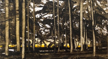 Peinture intitulée "sans titre 02" par Mireille D'Allancé, Œuvre d'art originale, Huile Monté sur Châssis en bois
