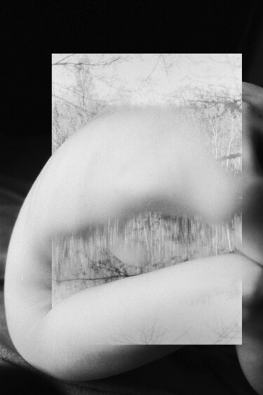Fotografie mit dem Titel "Au travers" von Clara Diebler, Original-Kunstwerk, Analog Fotografie Auf Aluminium montiert