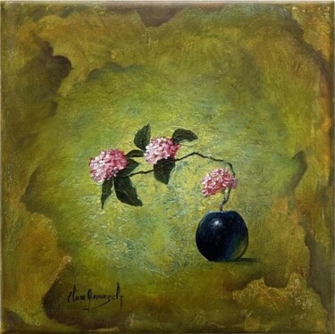 Malerei mit dem Titel "printemps # 4" von Clara Grouazel, Original-Kunstwerk, Acryl