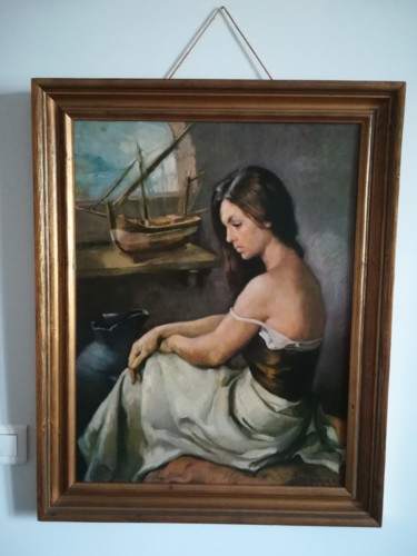 Peinture intitulée "Francisco Ribera" par Clara Hadjadj, Œuvre d'art originale