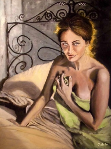 Painting titled "Watch me!" by Corina Schröder, Original Artwork, Oil