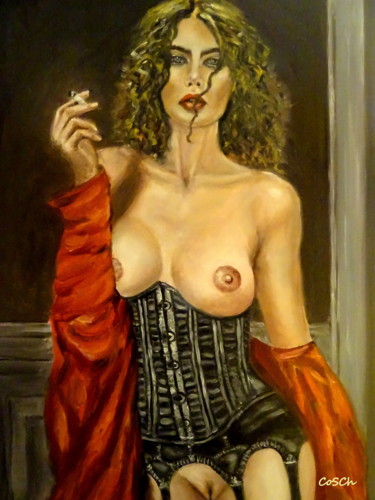 Pintura titulada "Stendhal Syndrome" por Corina Schröder, Obra de arte original, Oleo