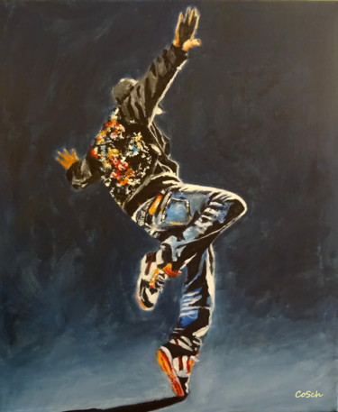 Pintura intitulada "Breakdance" por Corina Schröder, Obras de arte originais, Acrílico