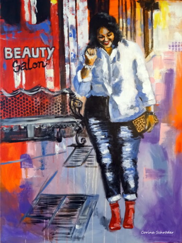 Painting titled "Simply beautiful" by Corina Schröder, Original Artwork, Acrylic