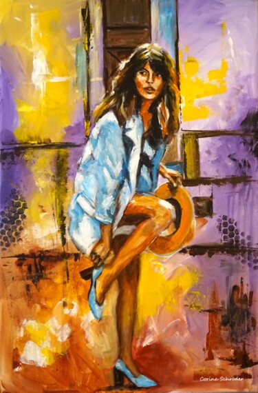 Painting titled "Casual style" by Corina Schröder, Original Artwork, Acrylic