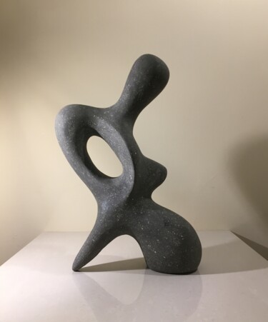 Sculpture titled "Fleur d'Avril" by Clark Camilleri, Original Artwork, Concrete