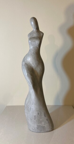 Sculpture titled "Gairah" by Clark Camilleri, Original Artwork, Concrete