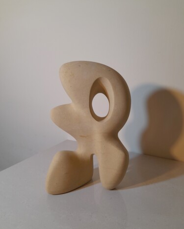 Sculpture titled "Frolic" by Clark Camilleri, Original Artwork, Stone