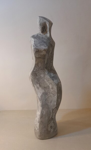 Rzeźba zatytułowany „Viola” autorstwa Clark Camilleri, Oryginalna praca, Cement