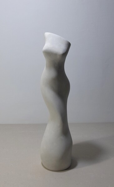 Sculpture intitulée "Expanding Torso" par Clark Camilleri, Œuvre d'art originale, Béton