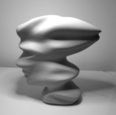 Escultura intitulada "Profile" por Clark Camilleri, Obras de arte originais, Pedra