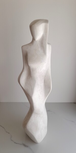 Sculpture titled "Boudica" by Clark Camilleri, Original Artwork, Concrete