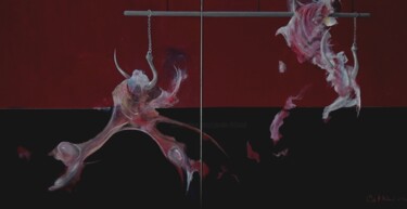 Pittura intitolato "L'ÉTAL / THE STALL" da Claude André Thibaud, Opera d'arte originale, Acrilico