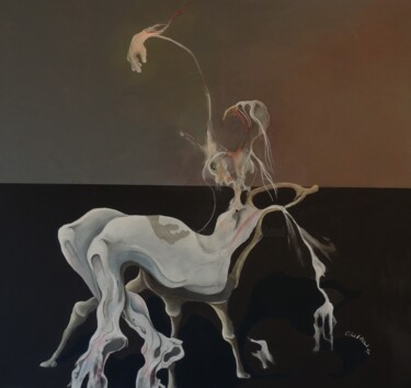 Pintura titulada "EGO SUM" por Claude André Thibaud, Obra de arte original, Acrílico Montado en Bastidor de camilla de madera