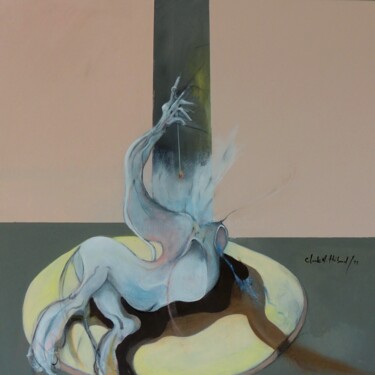 Peinture intitulée "LE SOURCIER/ THE WA…" par Claude André Thibaud, Œuvre d'art originale, Acrylique Monté sur Châssis en bo…