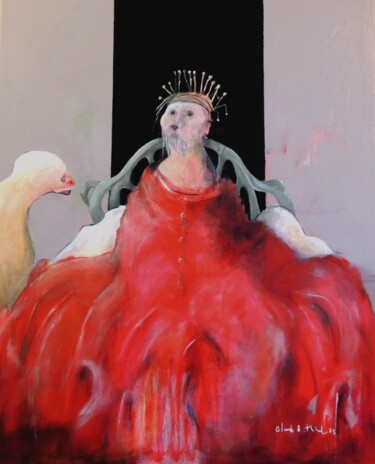 Pittura intitolato "VOTRE MAJESTE/YOUR…" da Claude André Thibaud, Opera d'arte originale, Acrilico