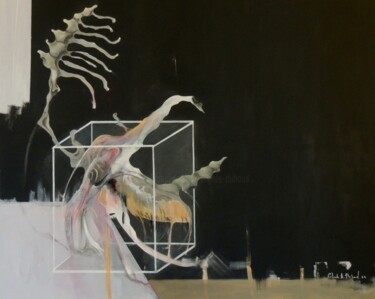 Pintura titulada "INCUBATION" por Claude André Thibaud, Obra de arte original, Acrílico Montado en Bastidor de camilla de ma…