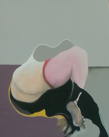 Картина под названием "LE BAS ROSE / THE P…" - Claude André Thibaud, Подлинное произведение искусства, Акрил