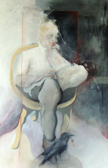 Peinture intitulée "ABSENCE" par Claude André Thibaud, Œuvre d'art originale, Acrylique
