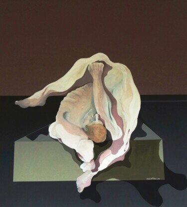 Pittura intitolato "ETUDE" da Claude André Thibaud, Opera d'arte originale, Acrilico